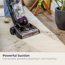 BISSELL CLEANVIEW COMPACT TURBO UPRIGHT VACUUM WAND, 3437-GRAY/PURPLE - Like New