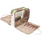 NISHEL TRAVEL MAKEUP BAG STAND UP PORTABLE COSMETIC ORGANIZER - PINK - Brand New