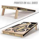 YOUTHEFAN NFL NEW ORLEANS SAINTS 2' X 4' CORNHOLE GAME NO BAGS - WOOD - Like New
