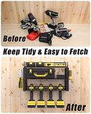 WellMall Power Tool Organizer Holder Tool Shelf Rack - Black - Like New