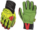 MECHANIX WEAR M-PACT XPLOR HIGH-DEX GLOVE SIZE X-LARGE NEON YELLOW/RED/BLACK - Like New