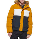 Tommy Hilfiger Men's Arctic Cloth Quilted Snorkel Bomber Jacket - Gold - Small - Brand New