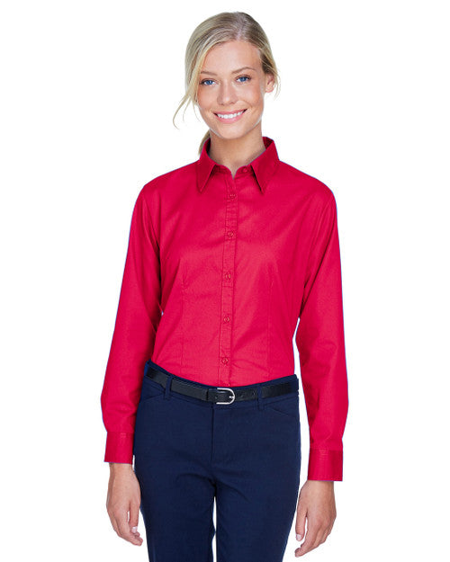 UltraClub Ladies' Whisper Twill Shirt 8976 New