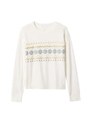 645932 GAP GIRLS' ELEVATED GRAPHIC TEE SIZE 8 MULTI FAIRISLE MEDIUM - Brand New