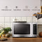 BLACK+DECKER EM036AB14 Digital Microwave Oven, Stainless Steel, 1.4 Cubic ft - Like New