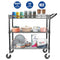 WDT 990Lbs Capacity Heavy Duty Rolling Utility Cart NSF CCHH-010 Black - Like New