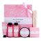 SPA Luxetique Bath Body Gifts Set 6pcs Gift Baskets Women Rose Bath Sets Pink Like New