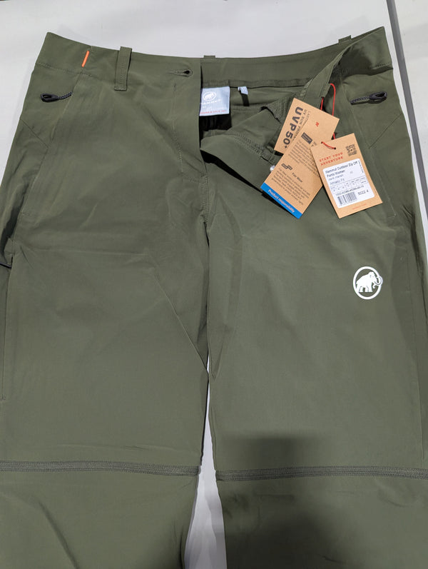 MAMMUT WOMEN'S HIKING PANTS - SIZE: WOMEN 10 (AU/UK W14) (EU W40) - DARK MARSH - Brand New
