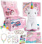 PERRYHOME Unicorn Gifts for Girls 26 Pcs Surprise Box with Unicorn Plush - Pink Like New