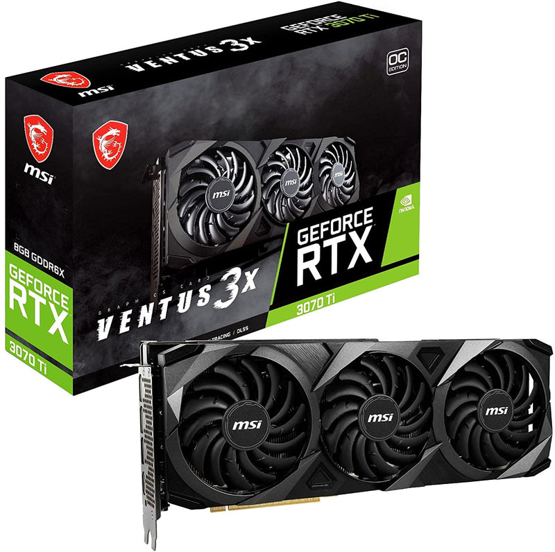 MSI Gaming GeForce 8GB Graphics Card RTX 3070 Ti Ventus 3X 8G OC - Like New