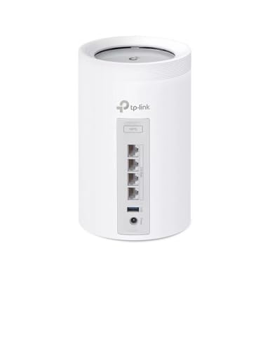 TP-LINK DECO BE11000 MULTI-GIG WHOLE HOME MESH WI-FI 7 SYSTEM 3-PACK - WHITE - Like New