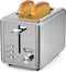 WHALL Toaster 6 Bread Shade Settings 1.5in Wide Slot KST022GU - STAINLESS STEEL Like New