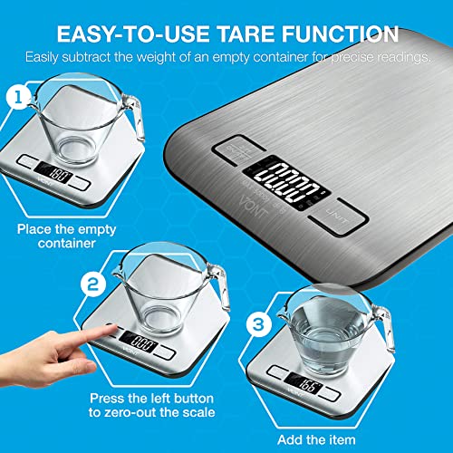 VONT MILO KITCHEN FOOD MEASUREMENT UNITS VNT-KSO1 - SILVER - Like New