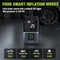 WORKPRO Tire Inflator Portable Air Compressor-12V 150PSI 3-in-1 Tire Pump - Gray - Like New