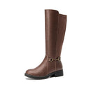 CentroPoint Women's Stretch Knee High Boot Fashion Extra Wide Calf Winter Boots - Like New