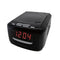 PROSCAN CD CLOCK RADIO WITH USB CHARGER PCR4986 - BLACK - Like New