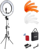 NEEWER Ring Light Kit: 18"/45cm Outer 55W 5600K Dimmable LED Ring Light - Black - Like New