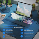 RK ROYAL KLUDGE RK96 RGB Limited Ed, 90% 96 Keys Wireless Triple Mode - Blue - Like New