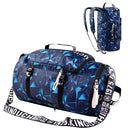 GGOV UNISEX ADULT SPORTS DUFFEL BAGS 20 X 11 X 11 INCHES - BLUE - Like New