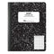 OFFICE DEPOT MARBLE QUAD COMPOSITION BOOK 7 1/2IN. X 9 3/4IN. WHITE/BLACK - Brand New
