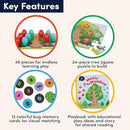 BATTAT EDUCATION – Montessori Memory Game Sound Shakers Toy for Toddlers - Brand New