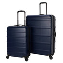 SKYLINE 2PC HARDSIDE SPINNER LUGGAGE SET - NAVY BLUE - Brand New
