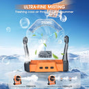 AUSIC PORTABLE MISTING FAN FOR OUTDOOR COOLING [8-35HRS] BATTERY - ORANGE - Like New