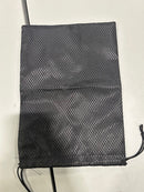 GENERIC BLACK 7" BY 10" DRAWSTRING BAG - BLACK - Like New