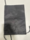 GENERIC BLACK 7" BY 10" DRAWSTRING BAG - BLACK - Like New