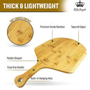 Pizza Royale Ethically Sourced Premium Natural Bamboo Pizza Peel 19.6" x 12" - Brand New