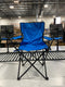 TREK OUTDOOR LIVING SOLUTIONS HEAVY DUTY CAMPING CHAIR - BLUE - Brand New