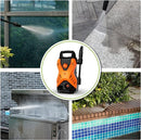 Paxcess Portable Lightweight Electric Power Washer Machine - BLACK/ORANGE - Like New