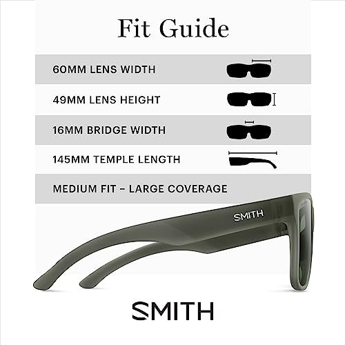 SMITH Lowdown XL 2 Sunglasses with Chromapop Lenses - 201514B5960L7-BLCR - Green - Like New
