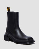 DR. MARTENS MAYBOLE CHELSEA BLACK KV05AV LA004 - SIZE: WOMEN 5 - BLACK - Like New