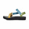 Teva Women's Midform Universal Sandal Metallic Blue Multi Size 10 - Like New
