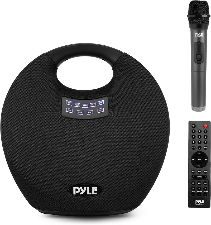 Pyle Wireless Portable Bluetooth Speaker, Mini IPX4 Waterproof Speaker - Black Like New