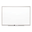 Quartet Magnetic Porcelain Whiteboard, 2' x 3' (QRT2543) - WHITE/SILVER - Like New