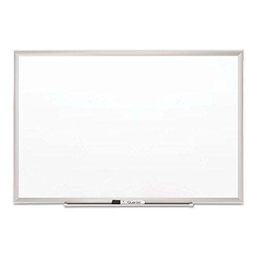 Quartet Magnetic Porcelain Whiteboard, 2' x 3' (QRT2543) - WHITE/SILVER - Like New