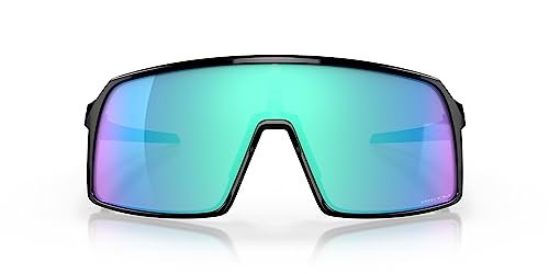 OAKLEY MEN'S OO9406 SUTRO RECTANGULAR SUNGLASSES 37MM - POLISHED BLACK/PRIZM - Like New