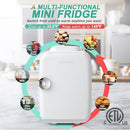 CROWNFUL MINI FRIDGE 4 LITER/6 CAN PORTABLE COOLER WARMER CF-PC4LWHT - WHITE - Like New