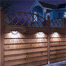 COCOSTOR SOLAR HALF ROUND WALL LIGHT OUTDOOR WATERPROOF WALL LANTERNS - BLACK - Like New