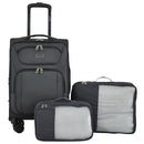 TRAVELERS CLUB SWANSEA CARRY-ON LUGGAGE FORGED IRON 3 PIECE SET TCL-84133-EX-010 - Like New