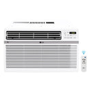 LG 18,000 BTU Smart Window Air Conditioner 230/208V Cools Room LW1821ERSM White - Like New