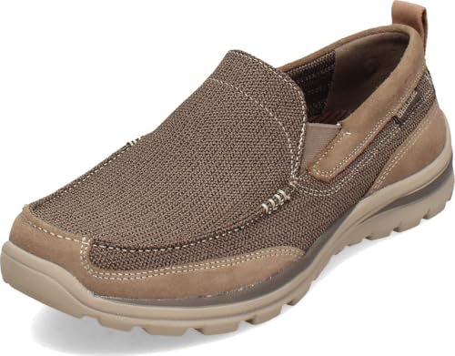 64365EWW SKECHERS MEN'S SUPERIOR MILFORD LIGHT BROWN SIZE 11.5 - Scratch & Dent