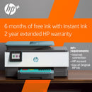 HP OfficeJet Pro 8028e All-in-One Wireless Color Inkjet Printer 20 ppm - Blue - Like New