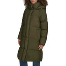 LW4RP590 LEVI'S WOMENS CLOUD PUFF HOODED MIDLENGTH PUFFER JACKET WOMEN M OLIVE - Brand New