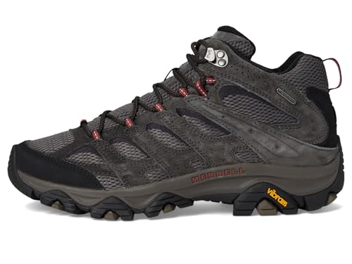 J035833 Merrell Men's Moab 3 Mid Waterproof Hiking Boot Beluga Size 8 - Like New
