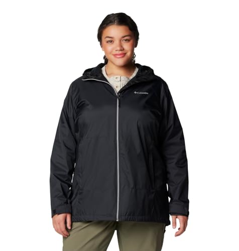 2086701 COLUMBIA WOMEN'S SWITCHBACK II LINED LONG JACKET BLACK SIZE S - Brand New