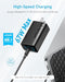 Anker 67W USB C Charger 3 Port PIQ 3.0 Compact Fast Charger A2673 - BLACK - Like New