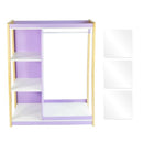 HUMBLE CREW KIDS DRESS UP CLOSET STORAGE SHELVES PB485 - PURPLE - Like New